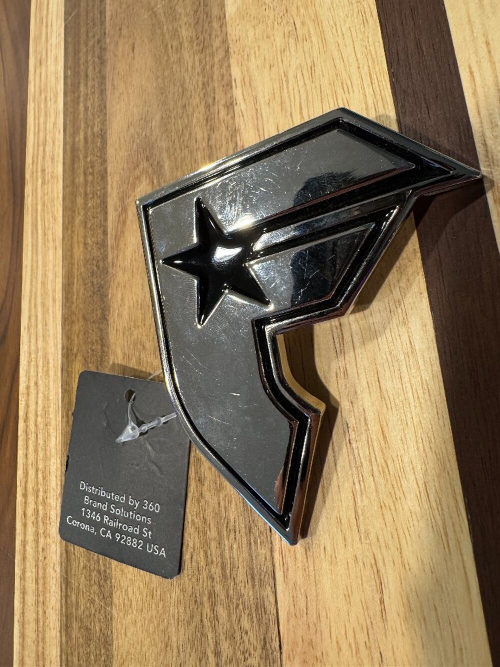 Famous Stars & Straps Chrome Belt Buckle - Famous Stars and Straps Travis Barker